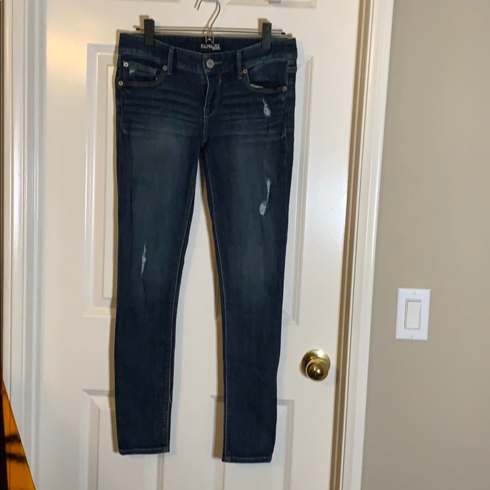 Express Stella skinny low rise, size 6